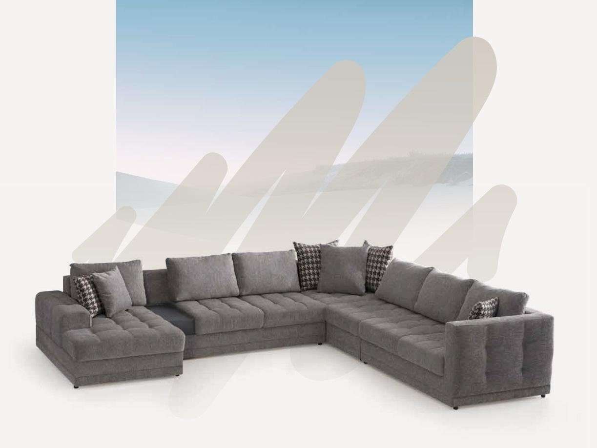 JVmoebel Ecksofa Sofa Made Luxus Große Ecksofa Stoff in U Europe Wohnlandschaft Form Sofa