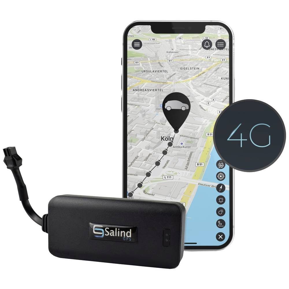 Salind GPS GPS Tracker, Fahrzeugtracker, Autotracker, GPS-Tracker (SOS-Funktion)