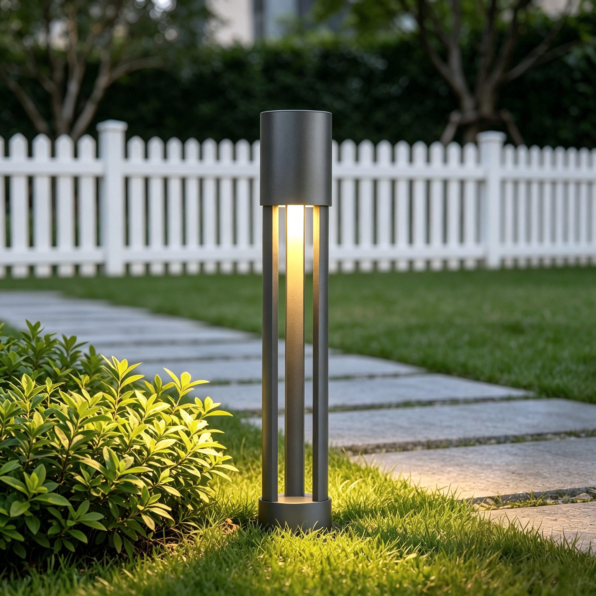 Mai & Mai LED Außen-Stehlampe LED Wegeleuchte IP65 Gartenlampe Standleuchte für Außen 10W 3000K