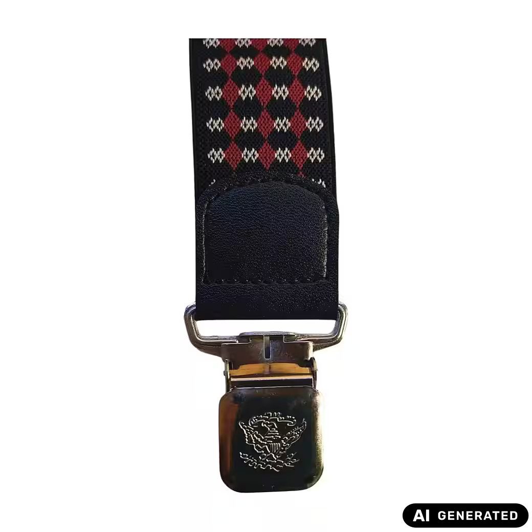 Ware aus aller Welt Hosenträger im Retro-Stil starke Y Hosenträger 40 mm breit mit starke Krallenclips (1-St., klassisch, retro)