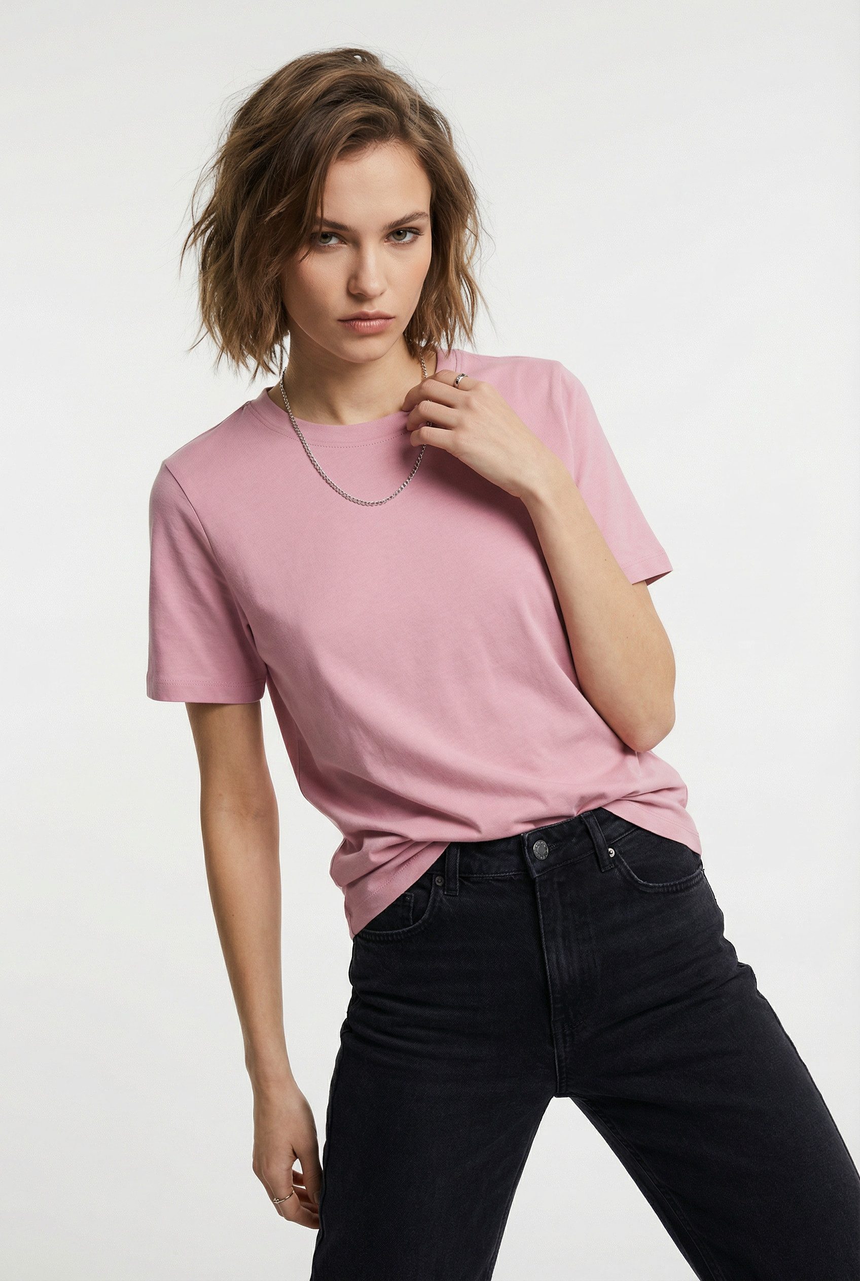 Vero Moda Kurzarmshirt VMPAULINA SS T-SHIRT GA JRS NOOS Baumwolle, regular günstig online kaufen