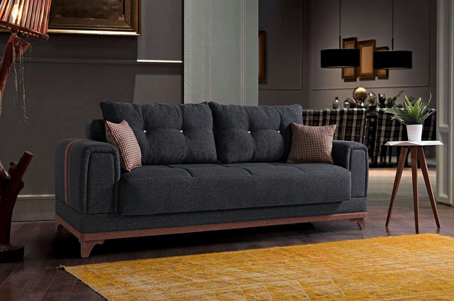 JVmoebel Sofa Luxuriöses Wohnzimmer Sofa 3 Sitzer Relax Sofa Modern 230 cm Luxus, Made In Europe