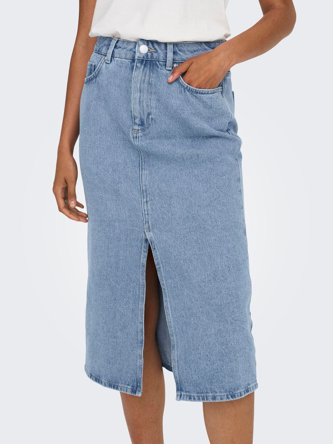 ONLY Jeansrock ONLBIANCA MIDI SKIRT DNM günstig online kaufen