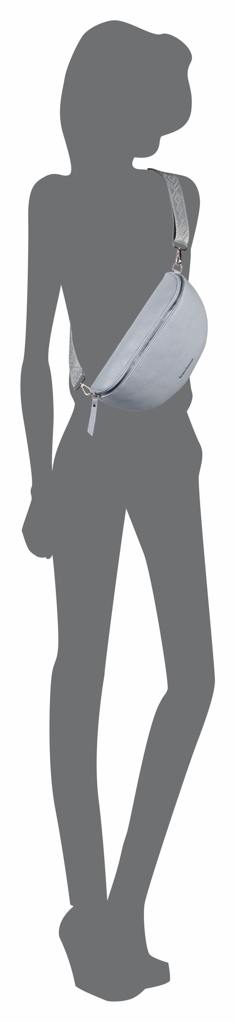 Bruno Banani Bauchtasche Amalfi, Gürteltasche Umhängetasche Breiter Gurt Cr günstig online kaufen