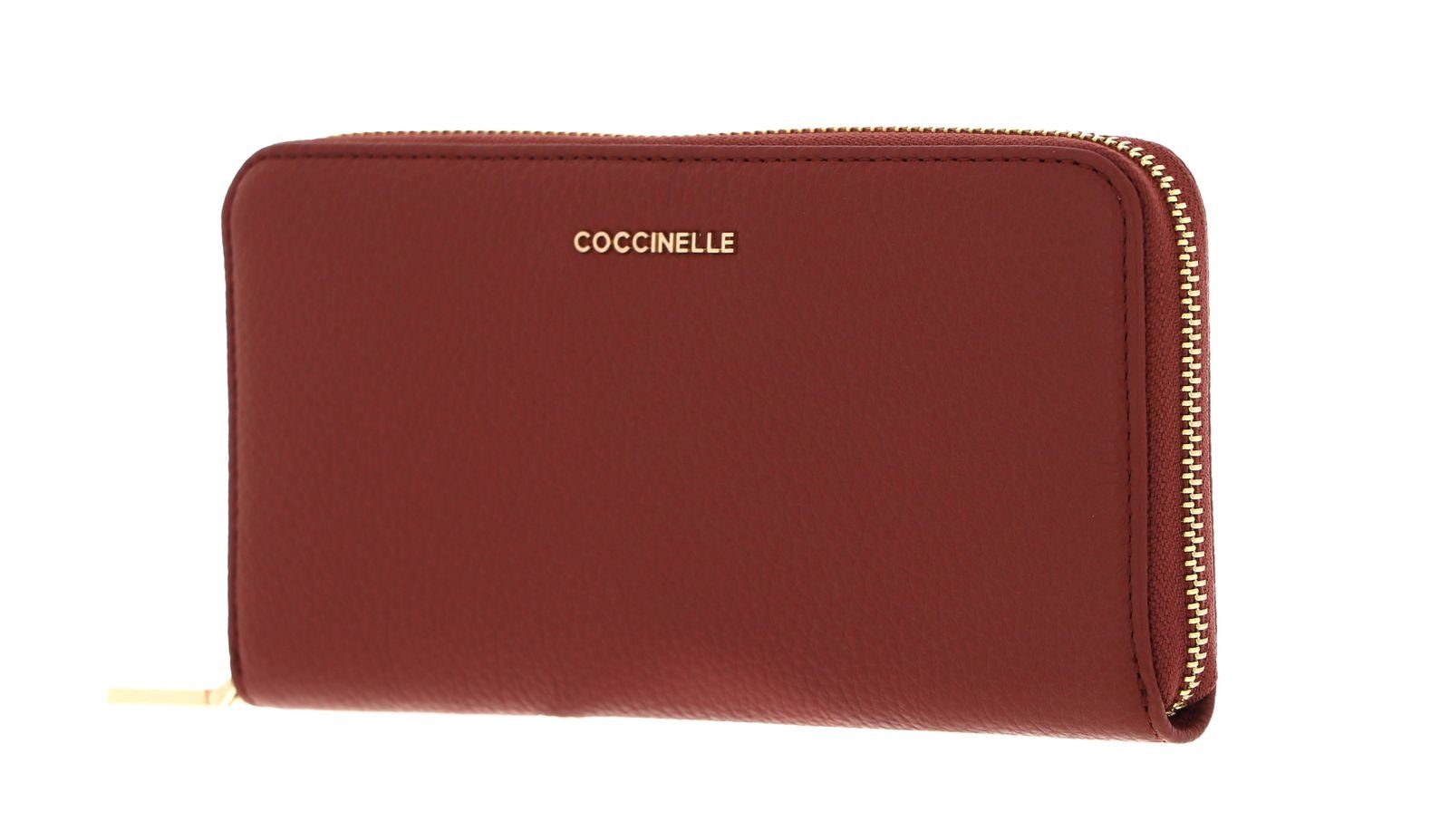 COCCINELLE Geldbörse Metallic Soft Cinnamon