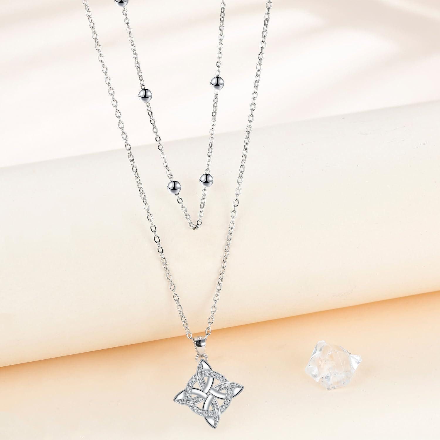 LuxusKollektion Silberkette Halskette Silber 925 Damen Geschenk Weihnachten Muttertag Keltisches – Bild 2 von 5