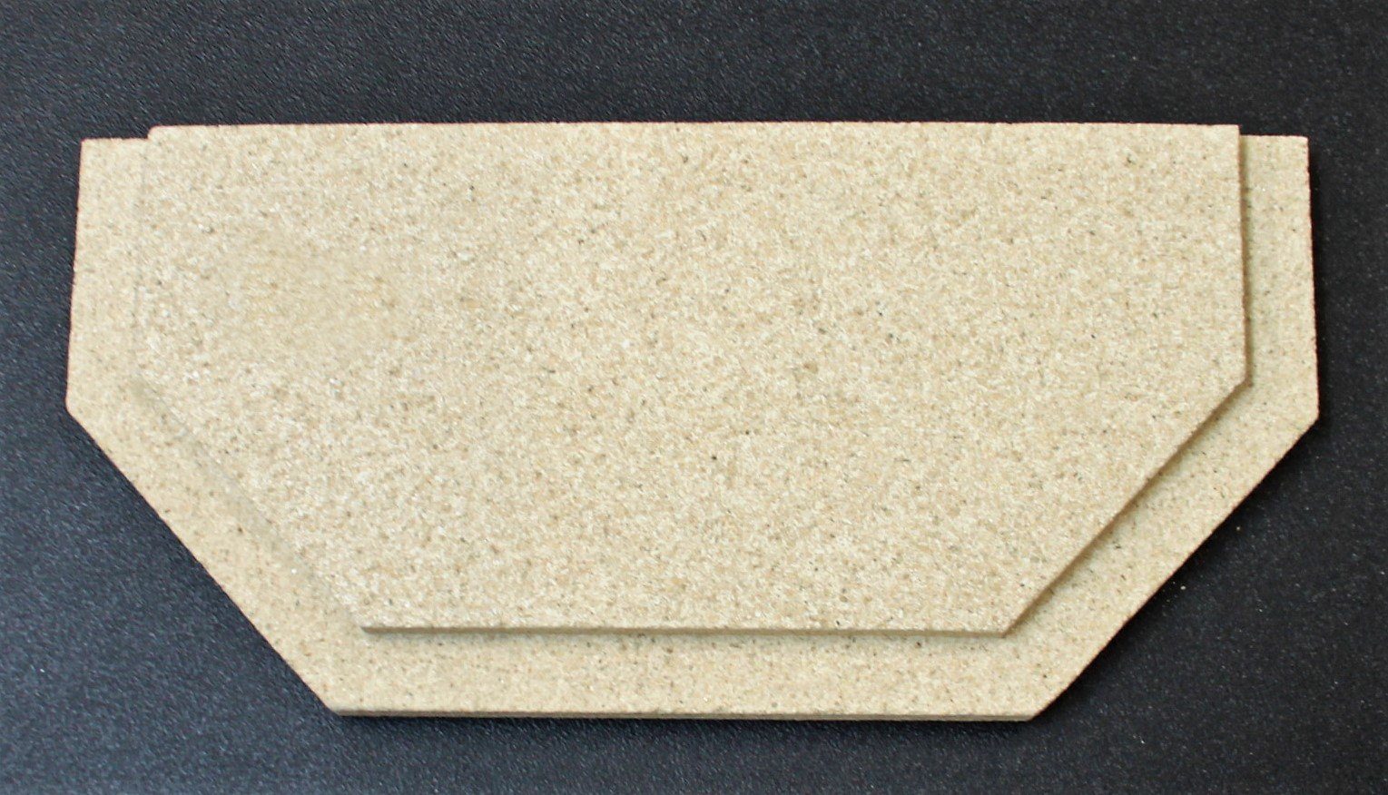 kaminXpert Feuerraumplatten - Zugumlenkung A für Justus Usedom 5 Kaminofen Ersatzteil