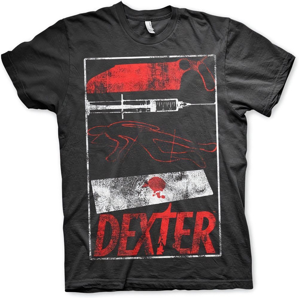 Dexter T-Shirt Signs Big Tall T-Shirt