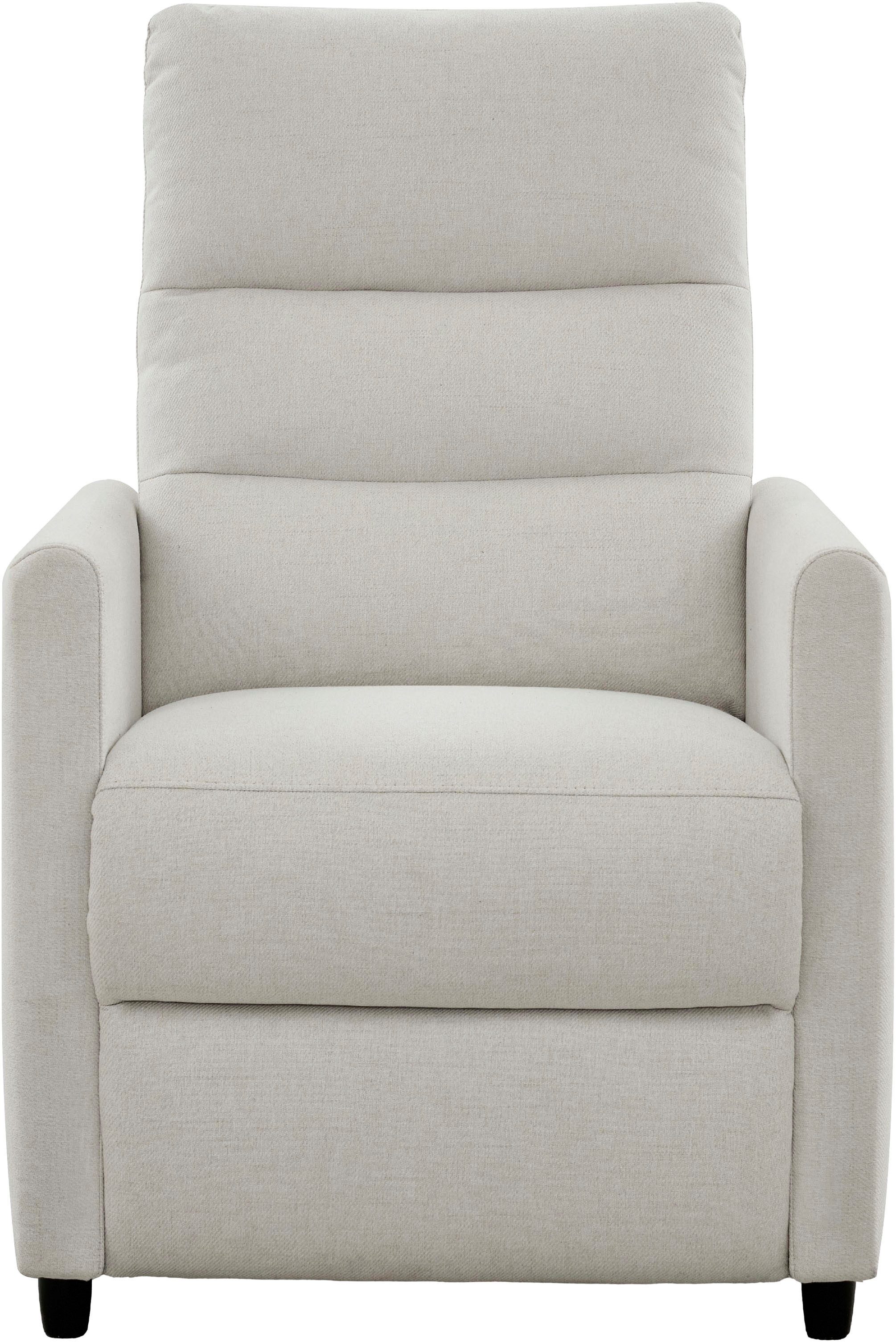 OTTO home Relaxsessel ANNICA, TV-Sessel mit elektrischer Relax- und Liegefunktion, Federkern-Polsterung, pflegeleichter Webstoff