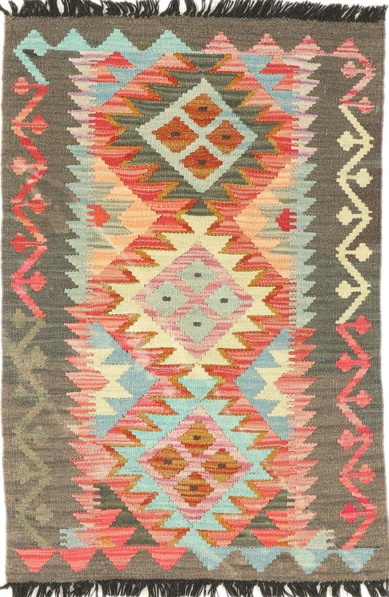 Orientteppich Kelim Afghan Heritage 59x89 Handgewebter Moderner Orientteppich, Nain Trading, rechteckig, Höhe: 3 mm