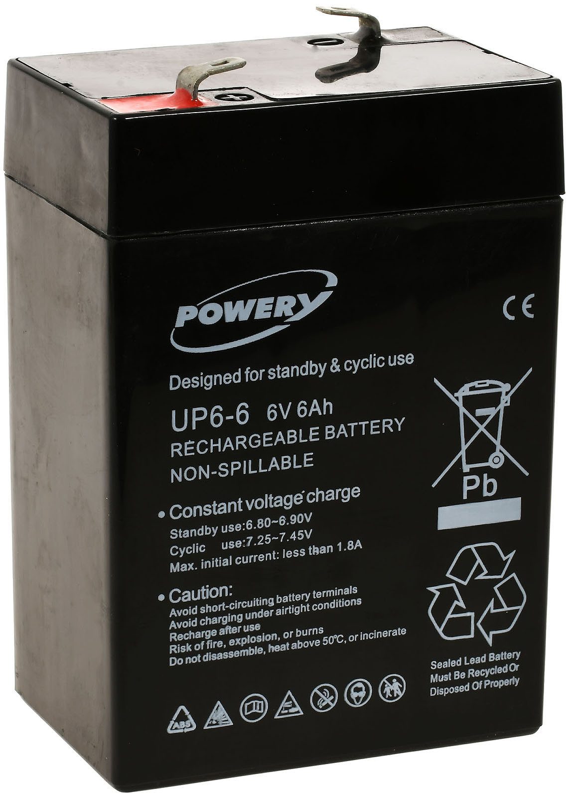Powery Bleiakkus 6000 mAh (6 V)