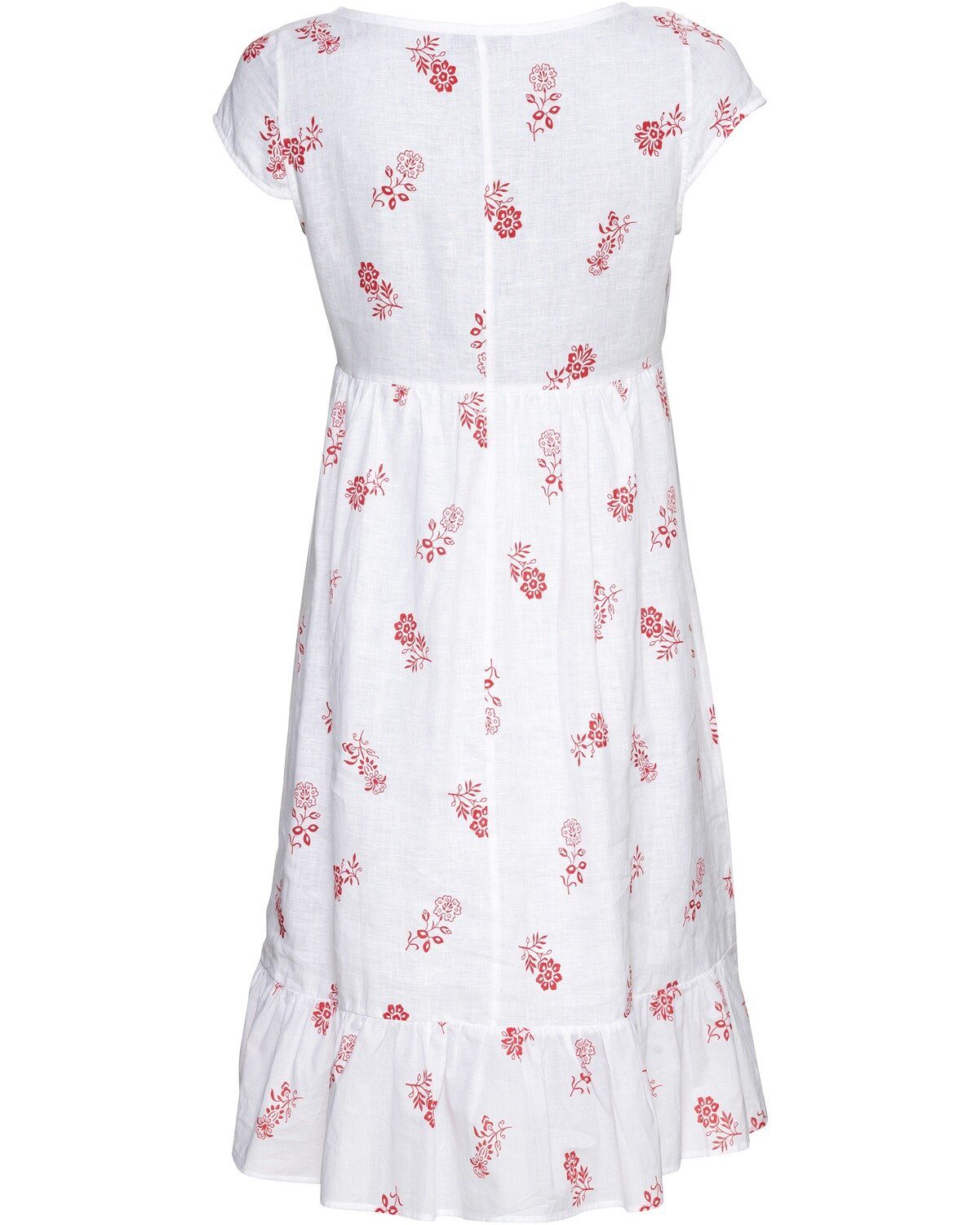 Reitmayer Midikleid Leinen-Kleid mit Blumenmuster günstig online kaufen