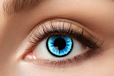 Eyecatcher Farblinsen Blaue Kontaktlinsen Angel Eyes 3 Monate