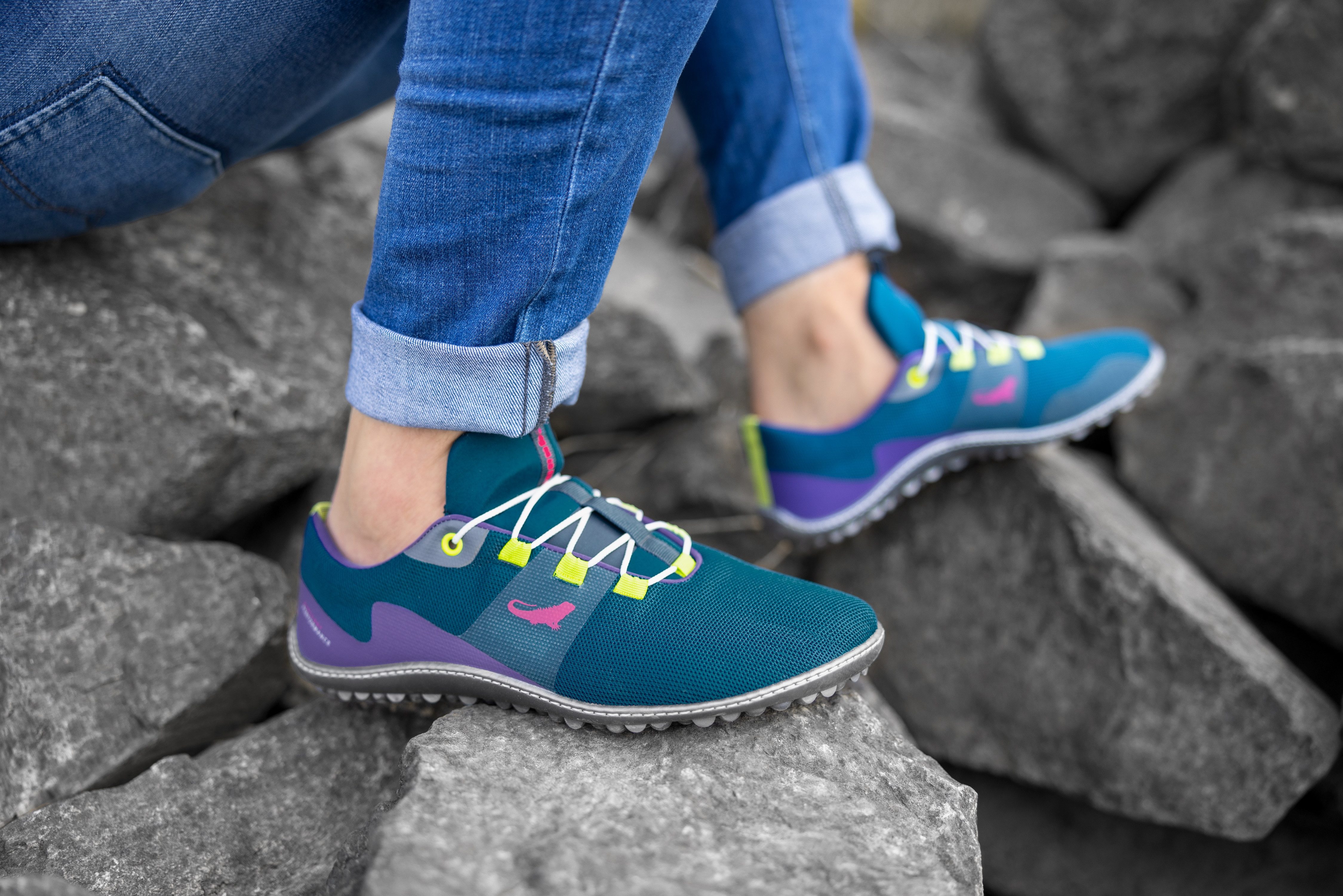 Leguano SPINWYN Barfußschuh für Maschinenwäsche geeignet, Freizeitschuh, Halbschuh, Schnürschuh