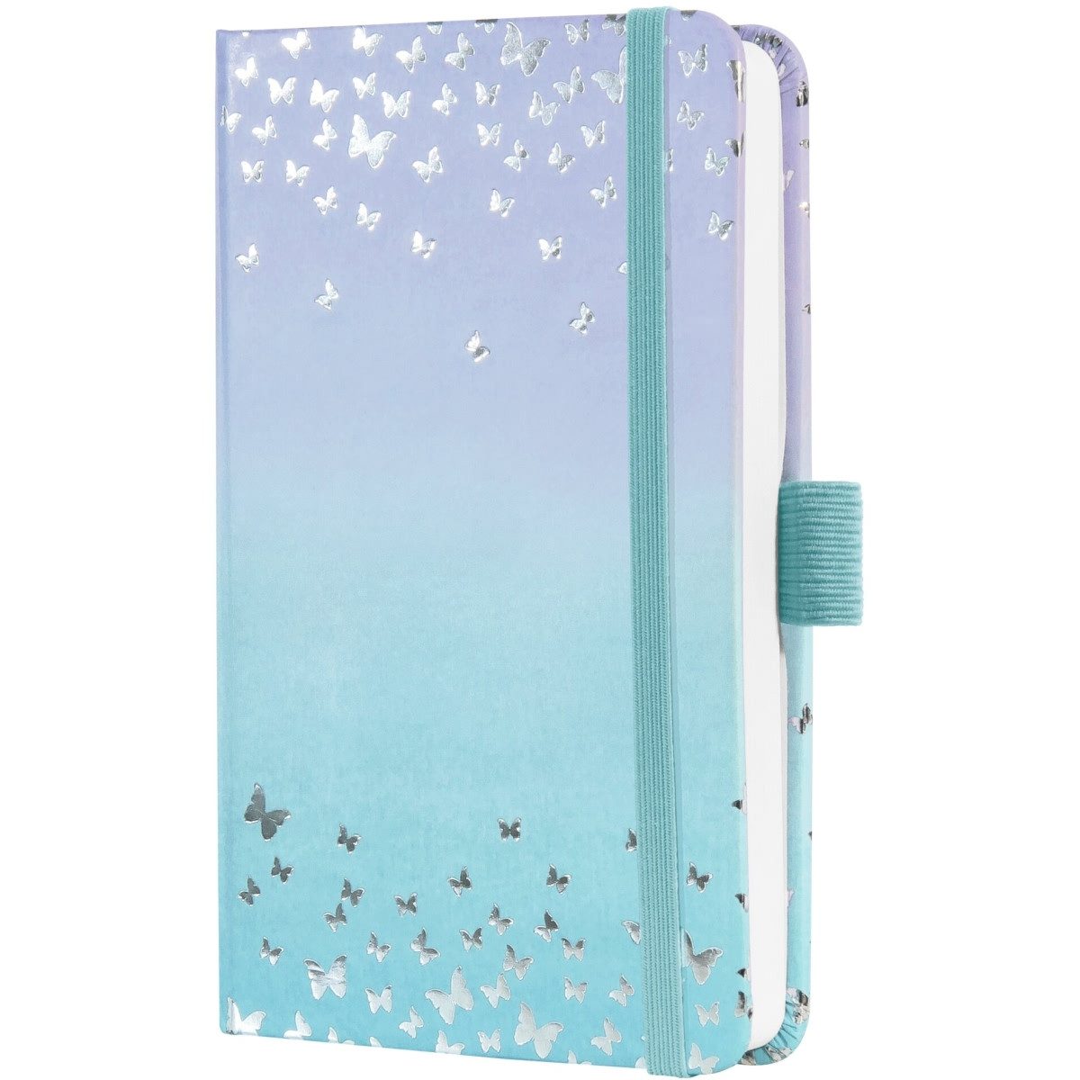 Sigel Taschenkalender Wochenkalender Jolie ca. A6 Hardcover Butterfly Confetti Sky 2026