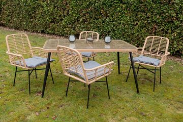 my Flair Garten-Essgruppe, (5-tlg), 1 Tisch, 4 Stühle