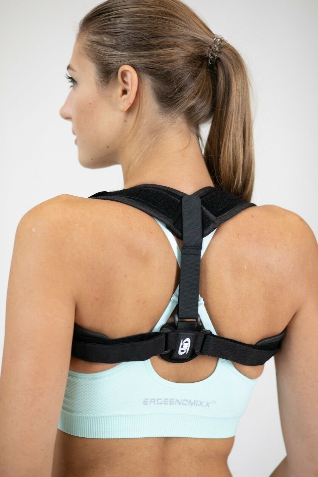Geradehalter mit Stützgürtel Geradehalter, Rückenhalter, Rücken Stabilisator, Haltungskorrektur