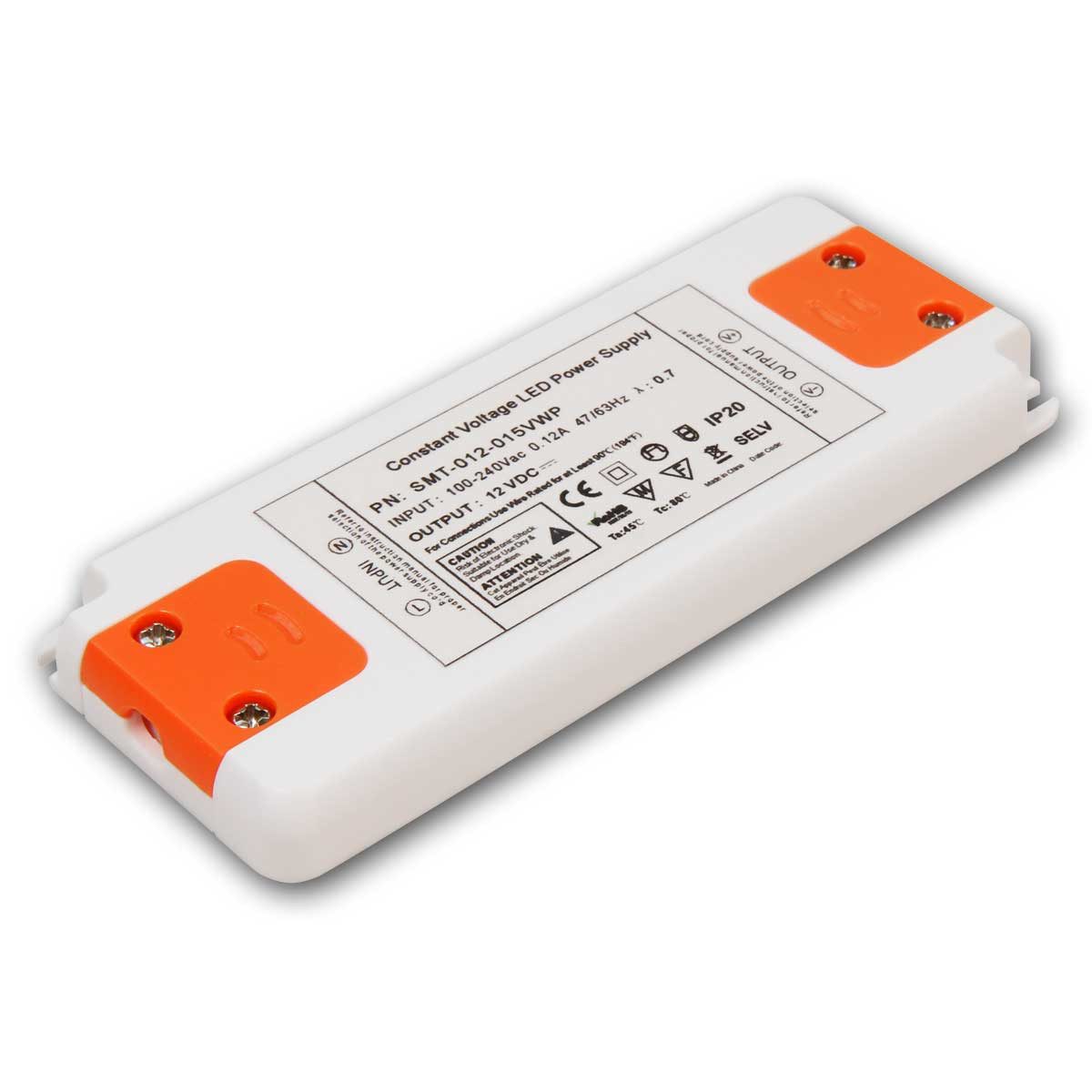 McShine LED Slim-Transformator 12V DC, 1-20W, IP20, Trafo LED Trafo