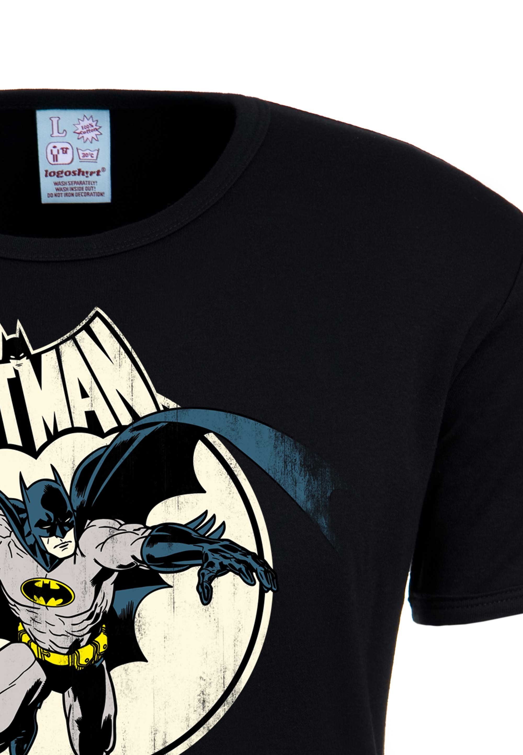 T-Shirt LOGOSHIRT mit Batman Vintage-Print
