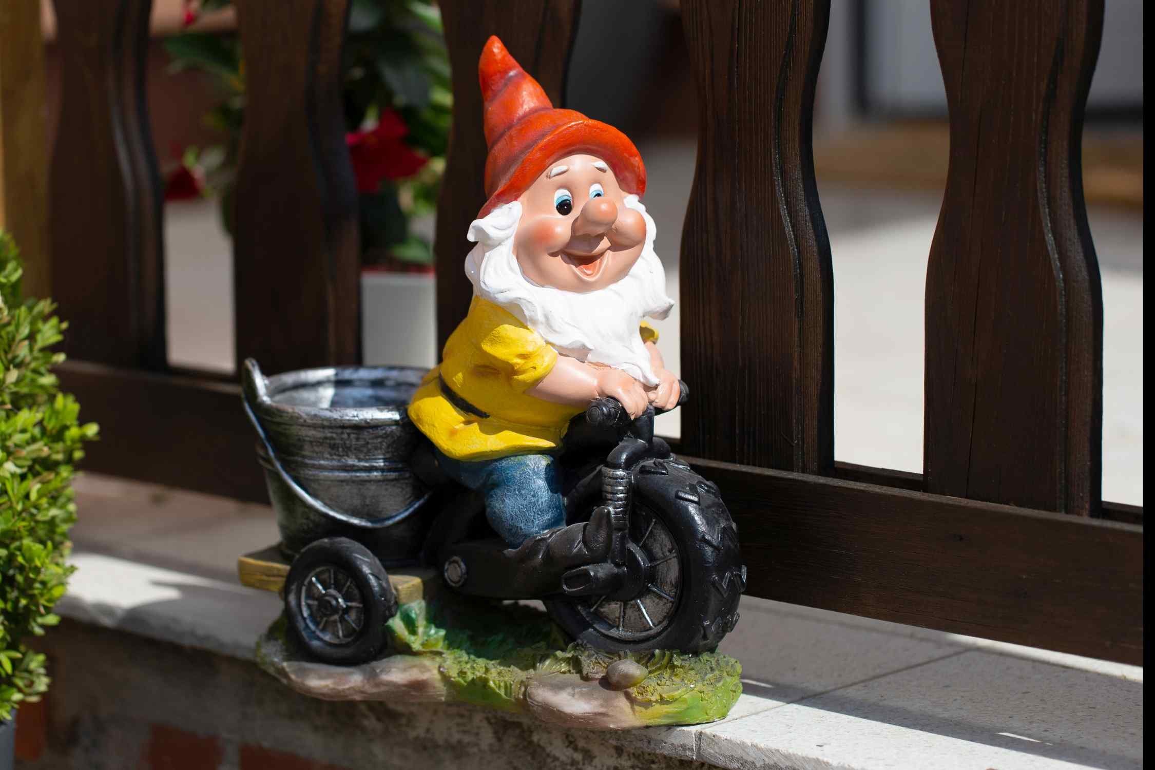 BIRENDY Dekofigur BIRENDY Gartenzwerg Gartenwichtel LED günstig online kaufen