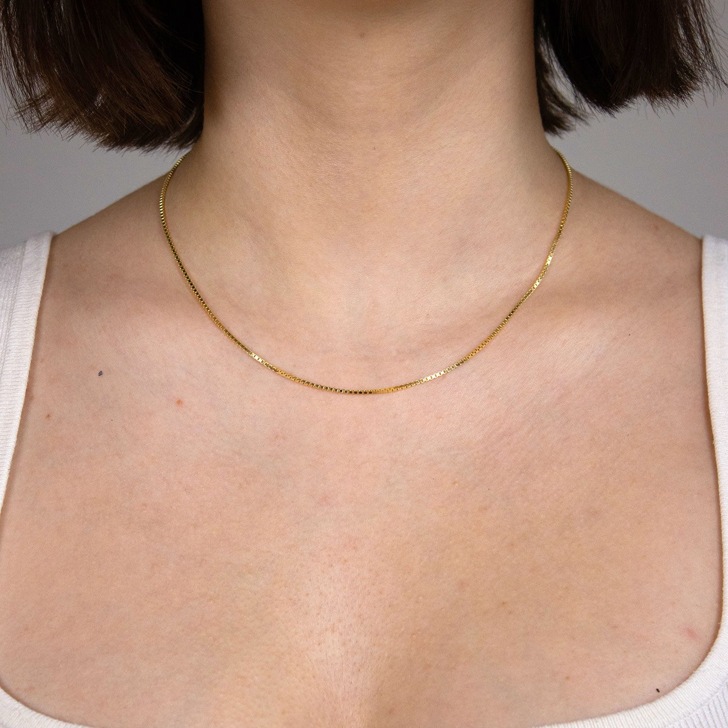 HOPLO Goldkette Goldkette Venezianerkette Länge 45cm günstig online kaufen