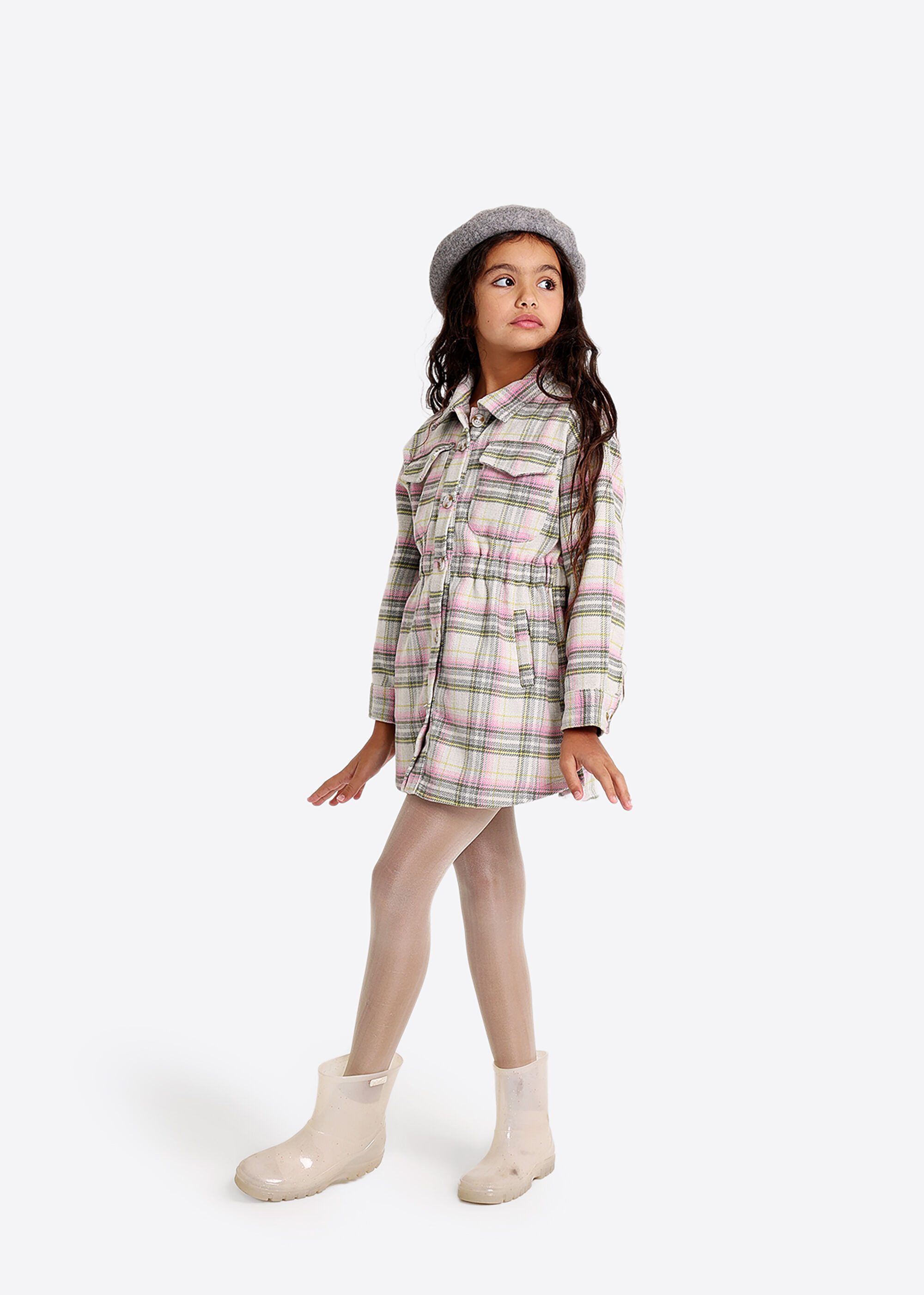 Solang Blusenkleid mit Karo-Muster