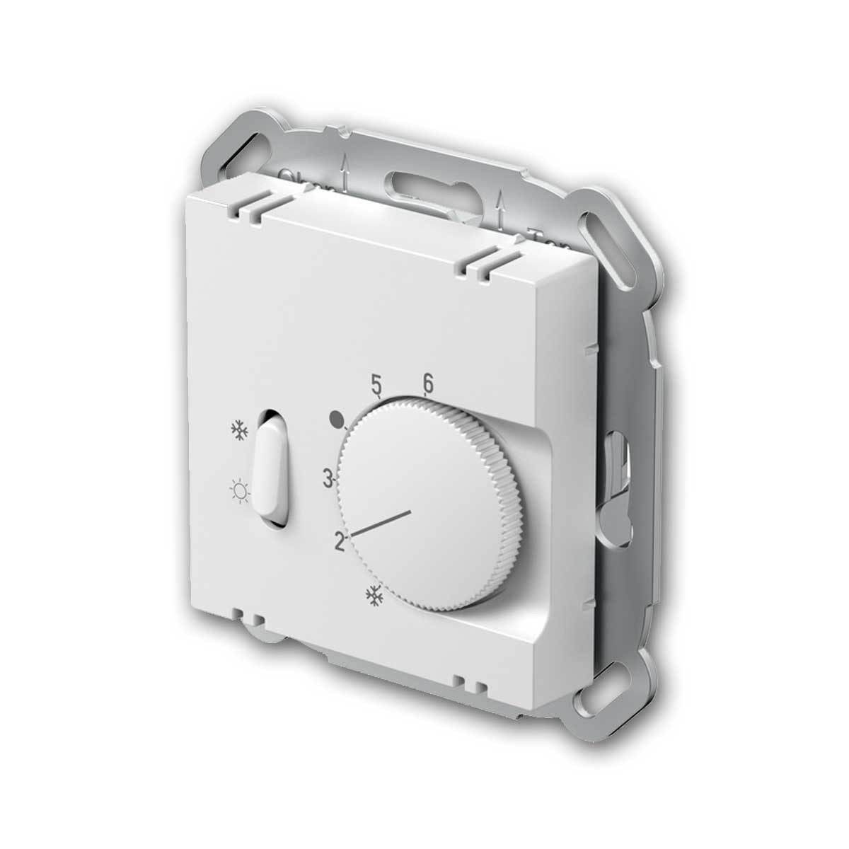TEM Raumthermostat LOGIQ Thermostat-Schalter weiß ohne Rahmen
