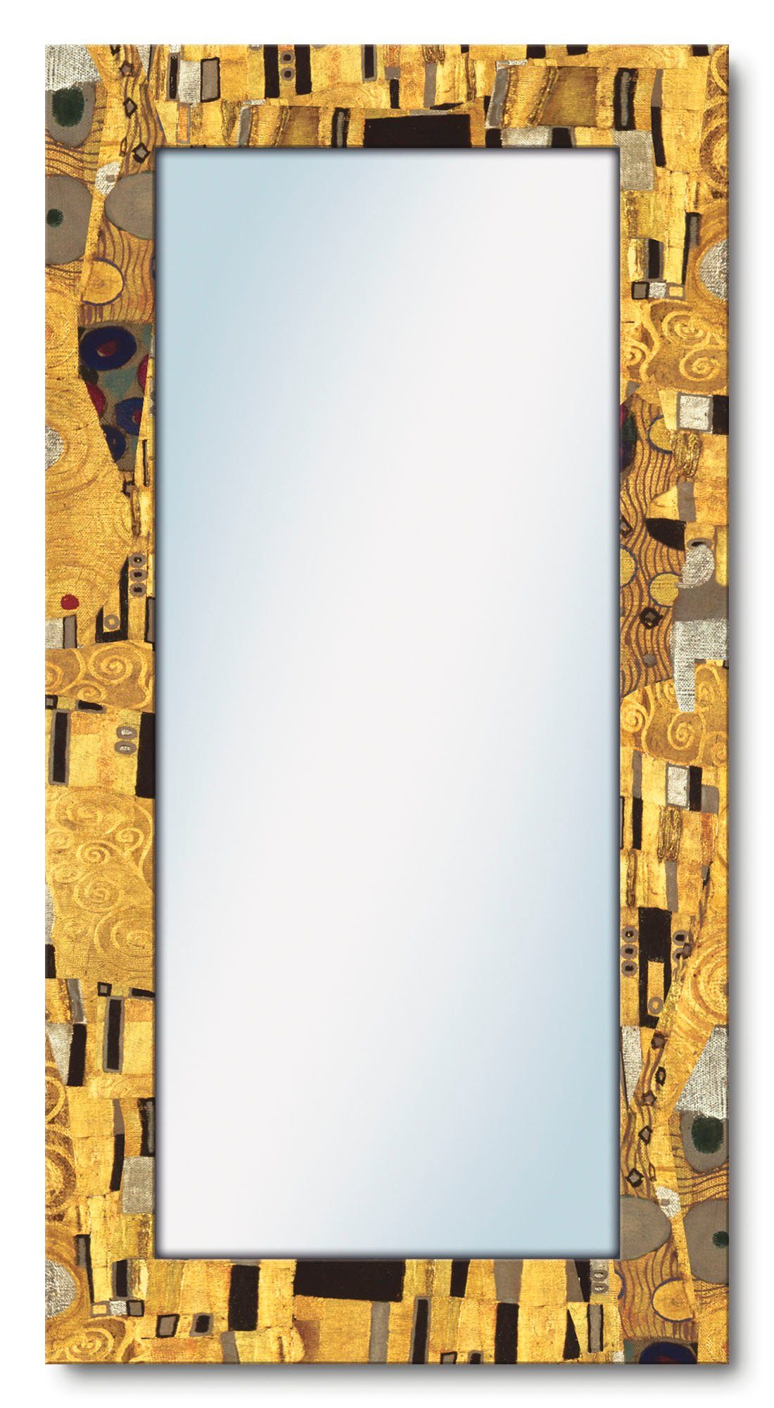 Artland Dekospiegel Der Kuß, gerahmter Ganzkörperspiegel, Wandspiegel, mit Motivrahmen, Landhaus