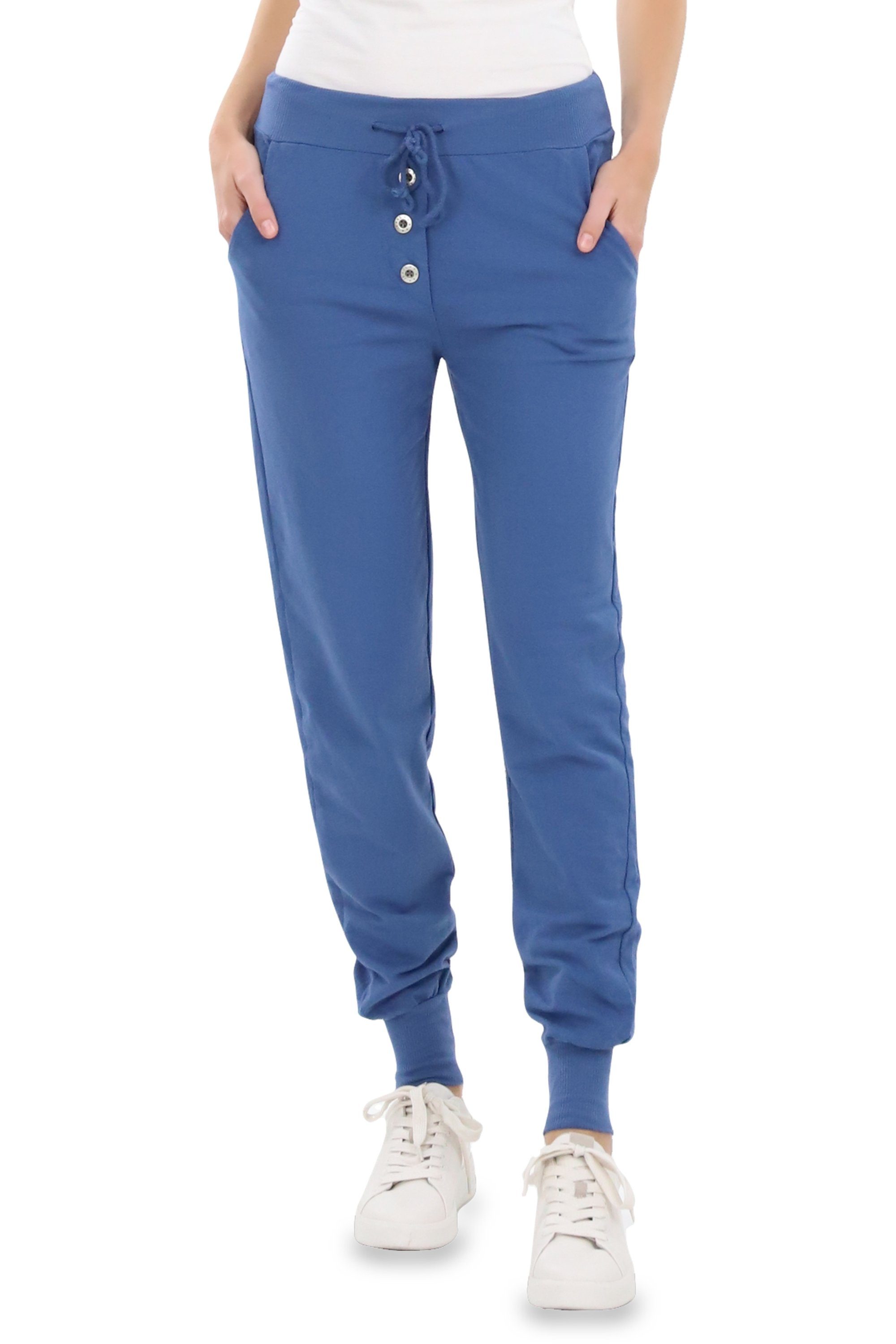 Sweathose malito Damen Jogginghose im Classic Look, Sporthose in Unifarben