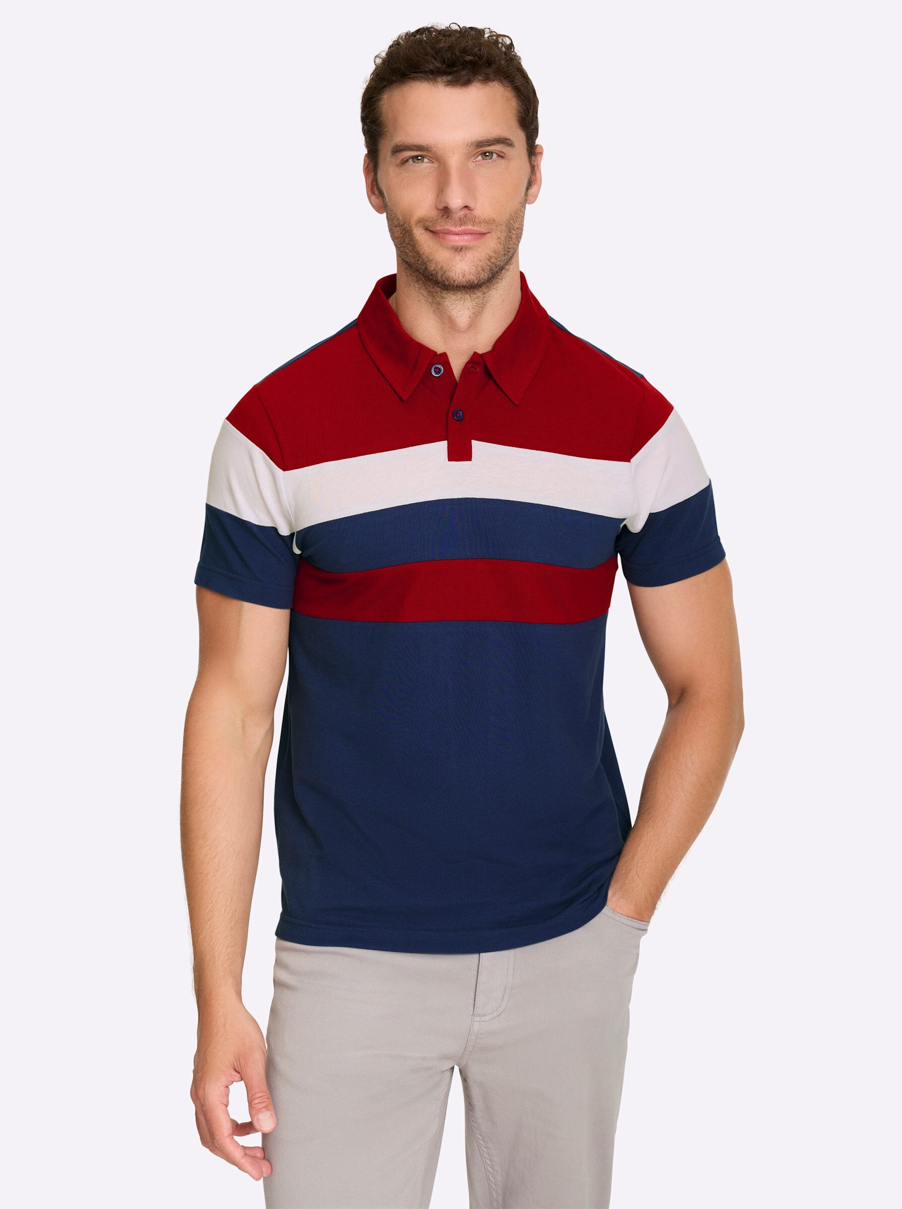 T-Shirt Kurzarm-Poloshirt Kurzarm