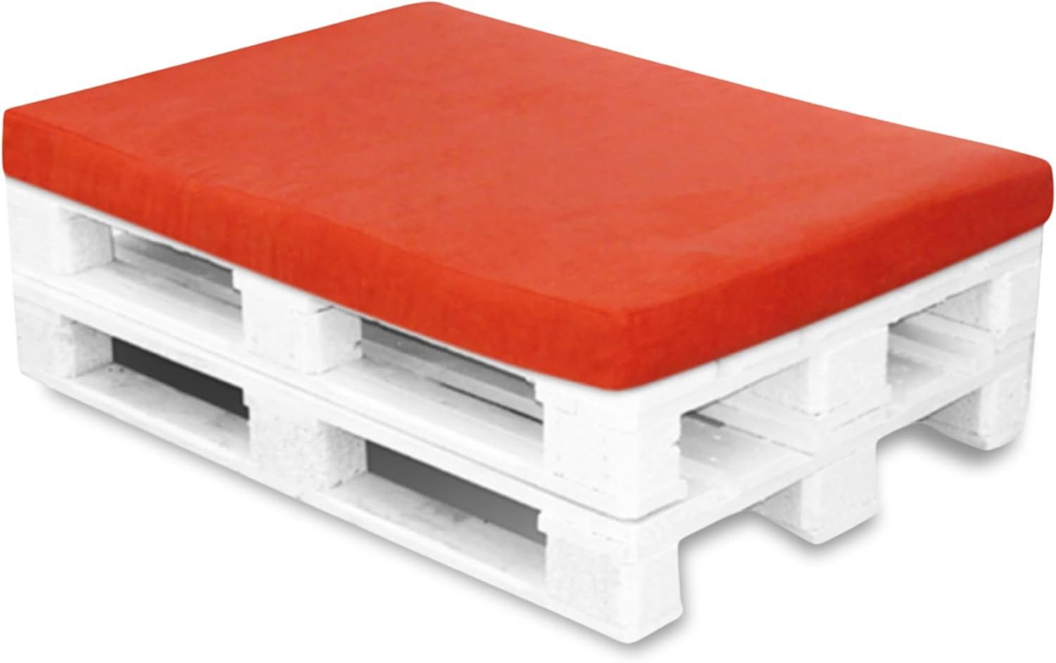 Best for Home Kopfkissen – Euro-Palettenkissen – Dickes, Bequemes Sitzkissen, Füllung: Schaumstoffpolsterung, Bezug: strapazierfähiger Polyesterbezug, Sitzposition / Relaxliegen, Palettenkissen / Sitzkissen, 1x Euro-Palettenkissen, dick gepolstert, formstabil, pflegeleicht, indoor & outdoor geeignet