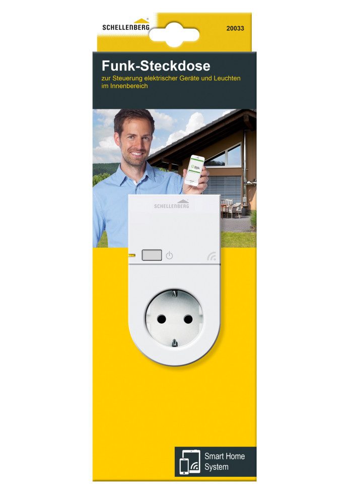 SCHELLENBERG Funk-Steckdose innen weiß Smart-Home Starter-Set
