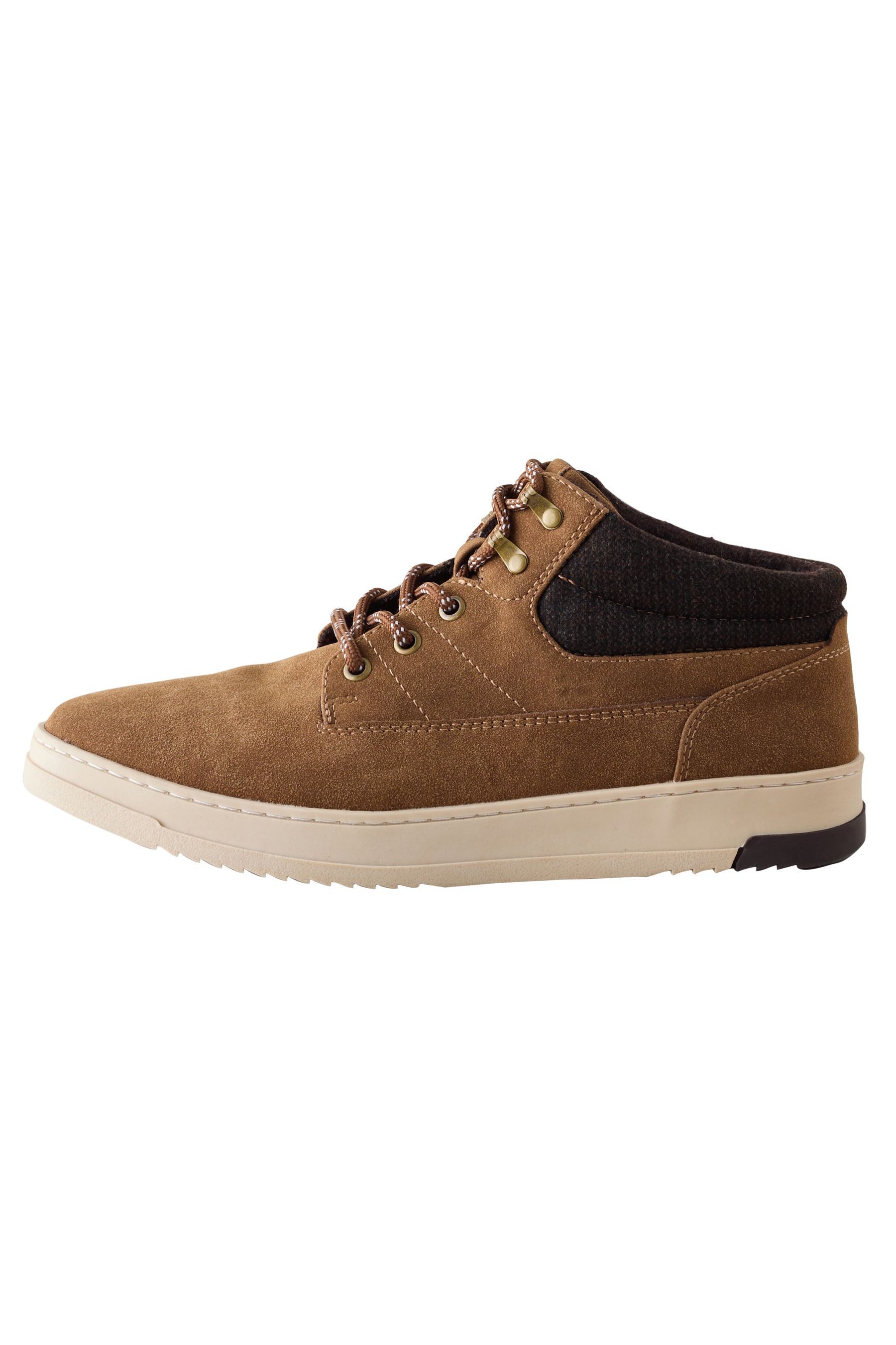 Stiefeletten mit Strickmanschette Stiefelette