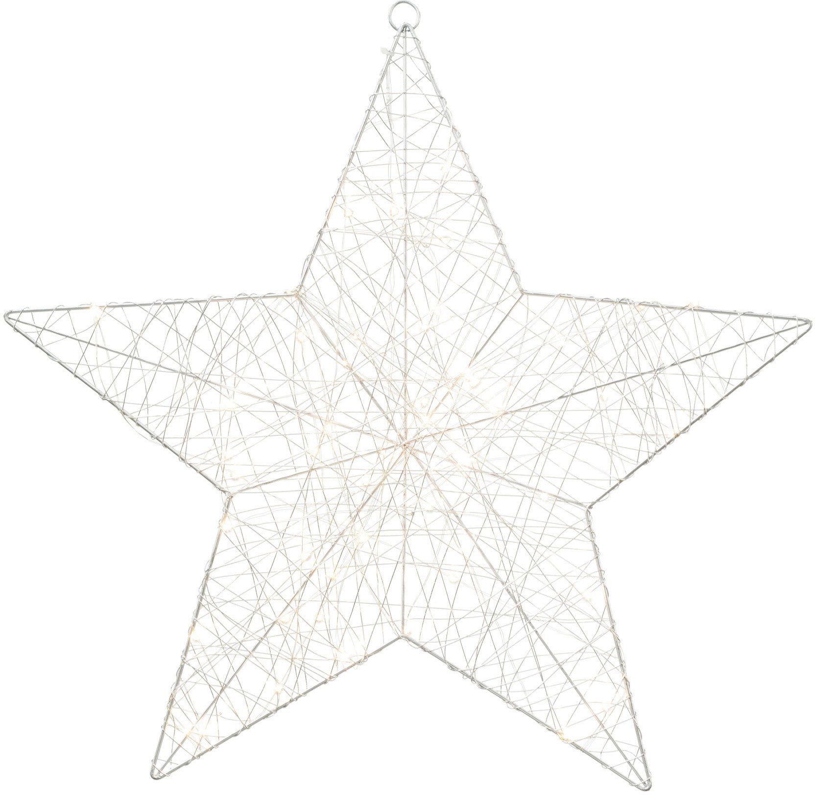 Creativ light Dekostern Weihnachtsstern, Weihnachtsdeko, mit 50 LEDs