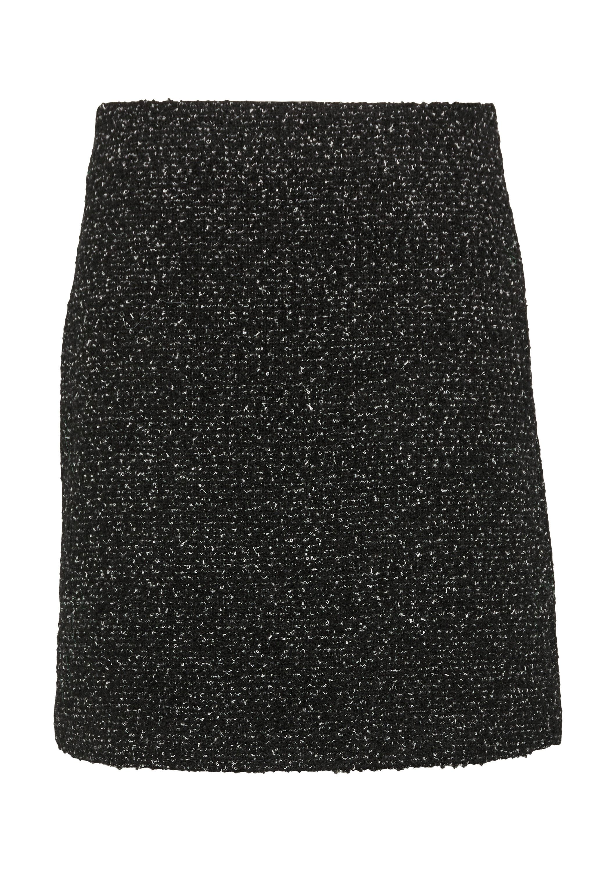 s.Oliver Minirock Rock Kurzer Bouclé-Rock mit verdecktem Reißverschluss günstig online kaufen