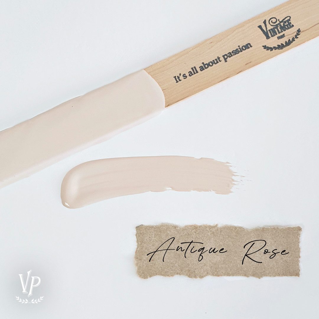 Vintage Paint Kreidefarbe JDL Kreidefarbe Mat Natural Vintage Paint 700ml inkl. Holzspatel, inkl. original Holzspatel - Geruchsarm EU Ecolabel Schadstoffarm