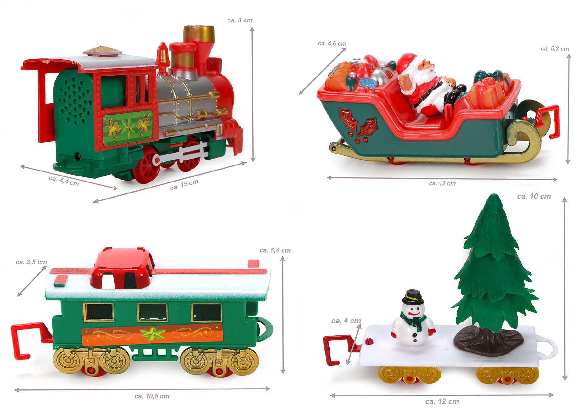 Bubble-Store Weihnachtsfigur Weihnachtszug mit Licht und günstig online kaufen