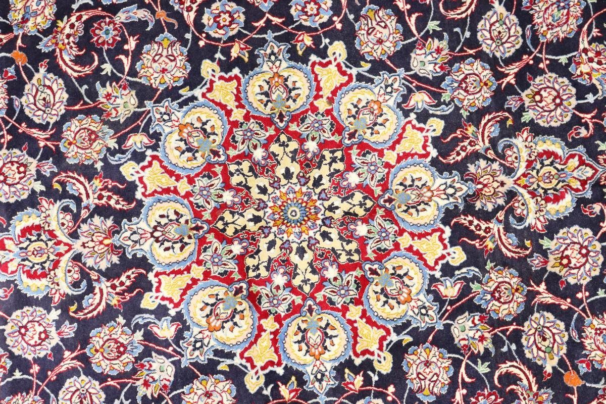 6 Trading, Höhe: Orientteppich, Seidenkette rechteckig, Orientteppich Isfahan Handgeknüpfter Nain 209x317 mm