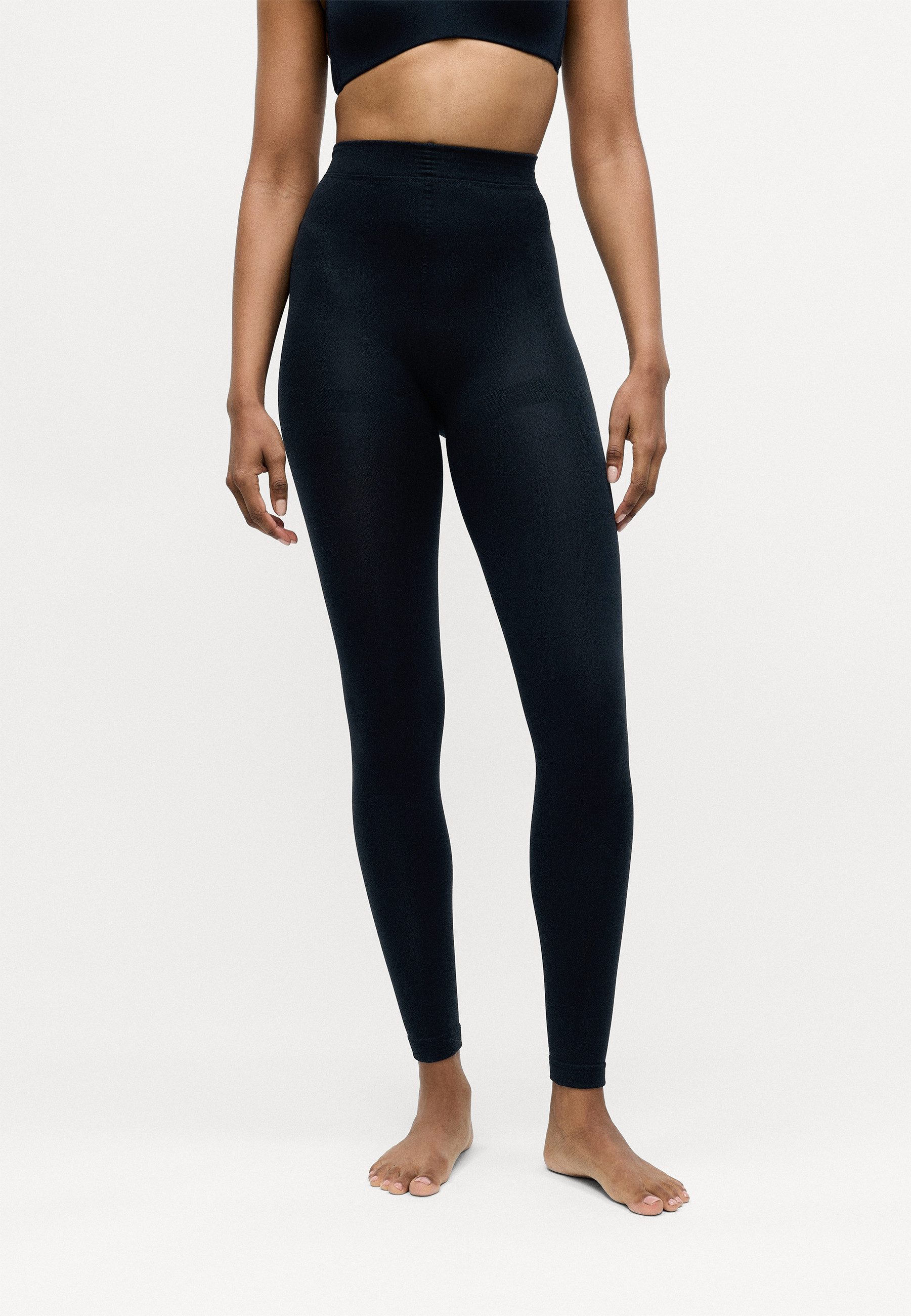 Camano Leggings für Casualmode, mit druckfreiem Komfortbund, blickdicht