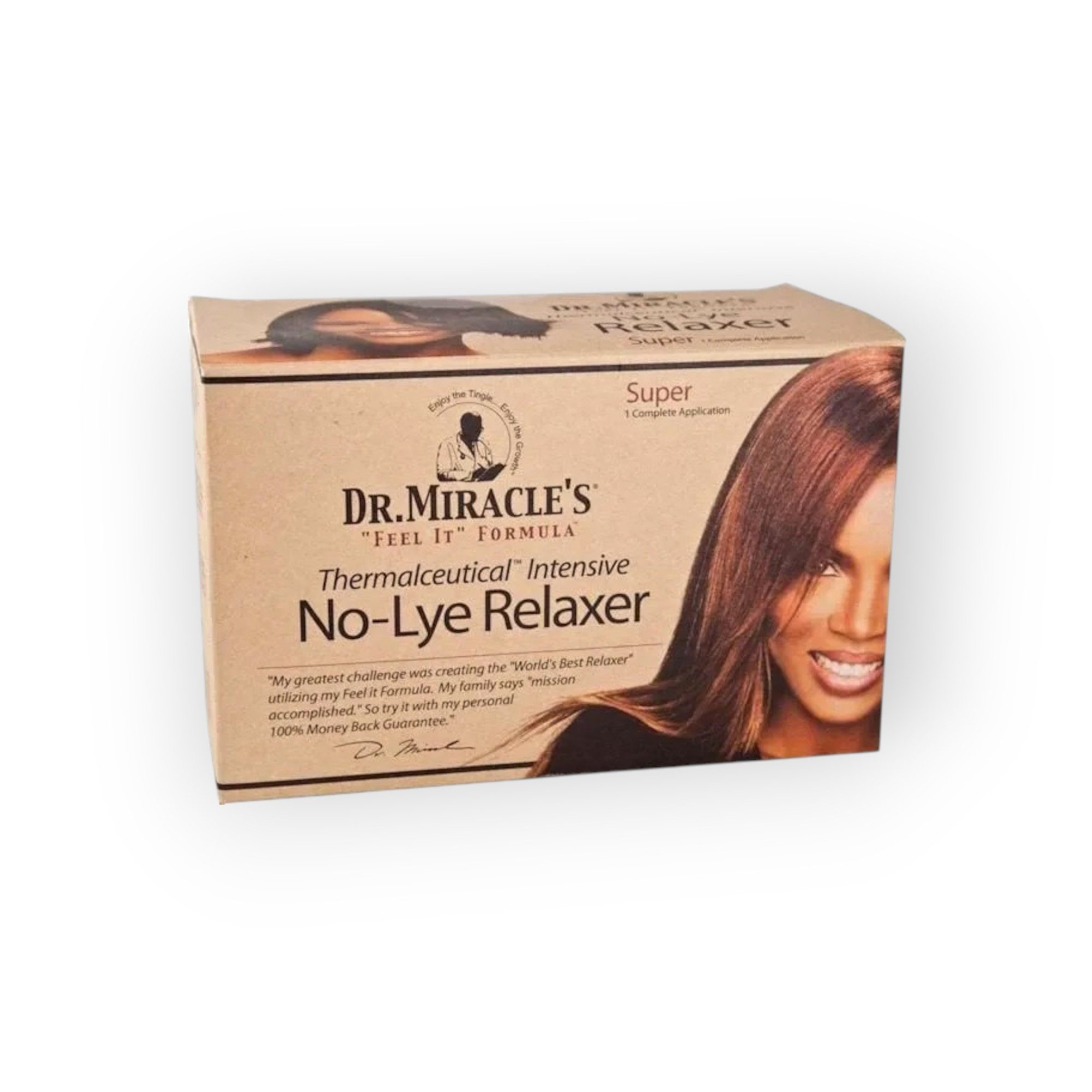 Dr.Miracle's Haarelexier Dr. Miracles Relaxer Kit – Haar Glättung & Pflege Set, Starke Glättung, pflegend, reduziert Haarbruch, einfache Anwendung