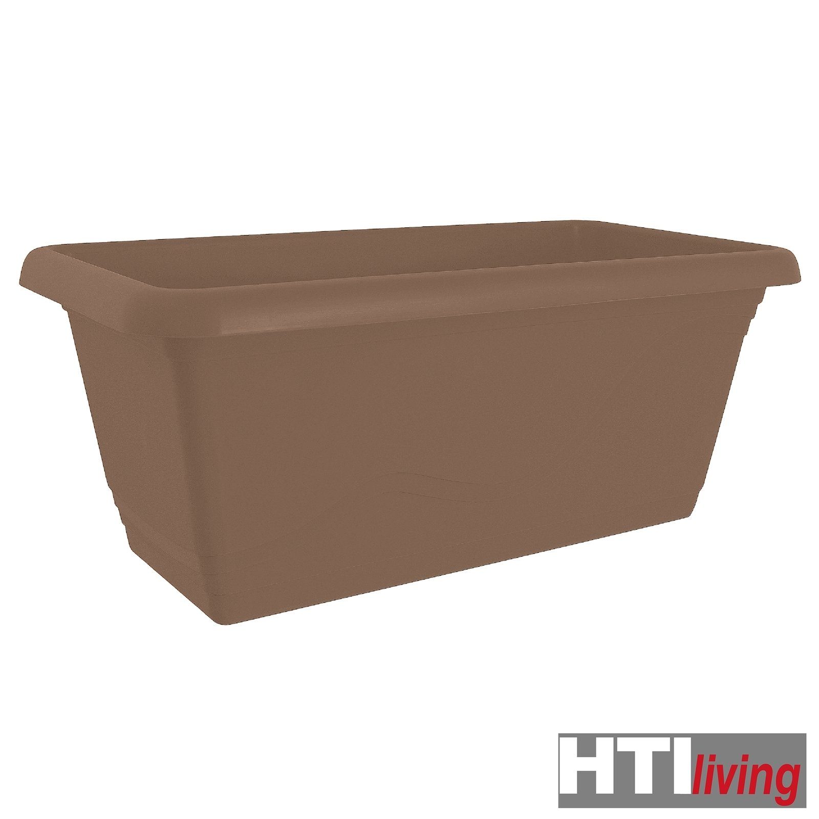 Blumenkasten Wasserspeicher mit cm HTI-Living St) (1 40 Taupe Blumenkasten Madrid