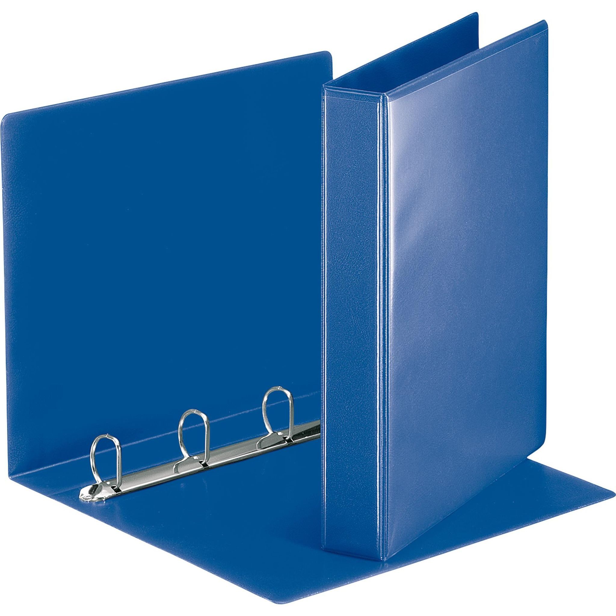 ESSELTE Ringbuchmappe ESSELTE Ringbuch Präsentation mit Taschen A4 PP 4 Ringe 30 mm blau