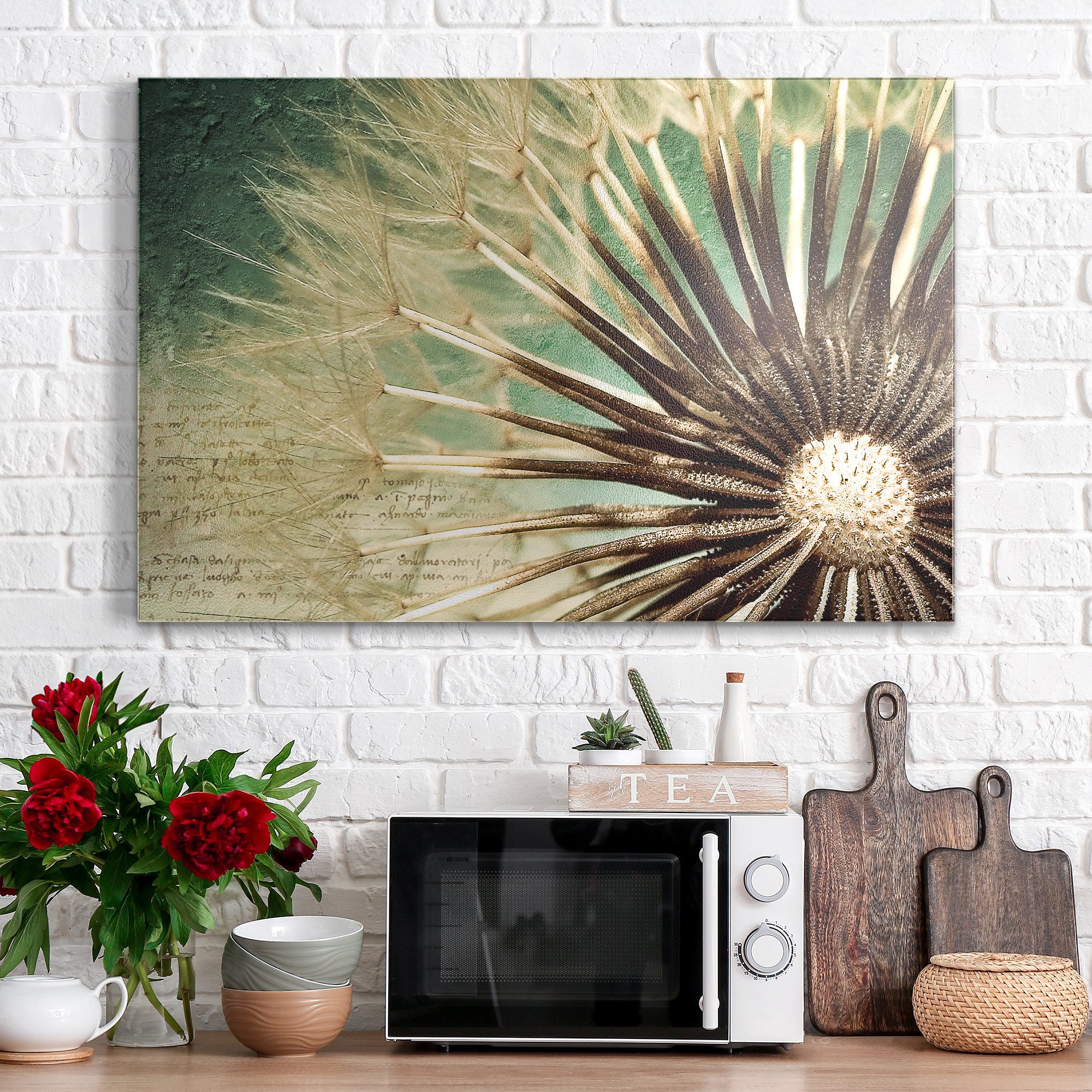 DEQORI Magnettafel 'Verborgene Schönheit', Metall Whiteboard für alle Magnete, Magnetboard magnetisch