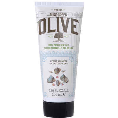Korres Körpercreme Pure Greek Olive, Olivgrün, 200 ml