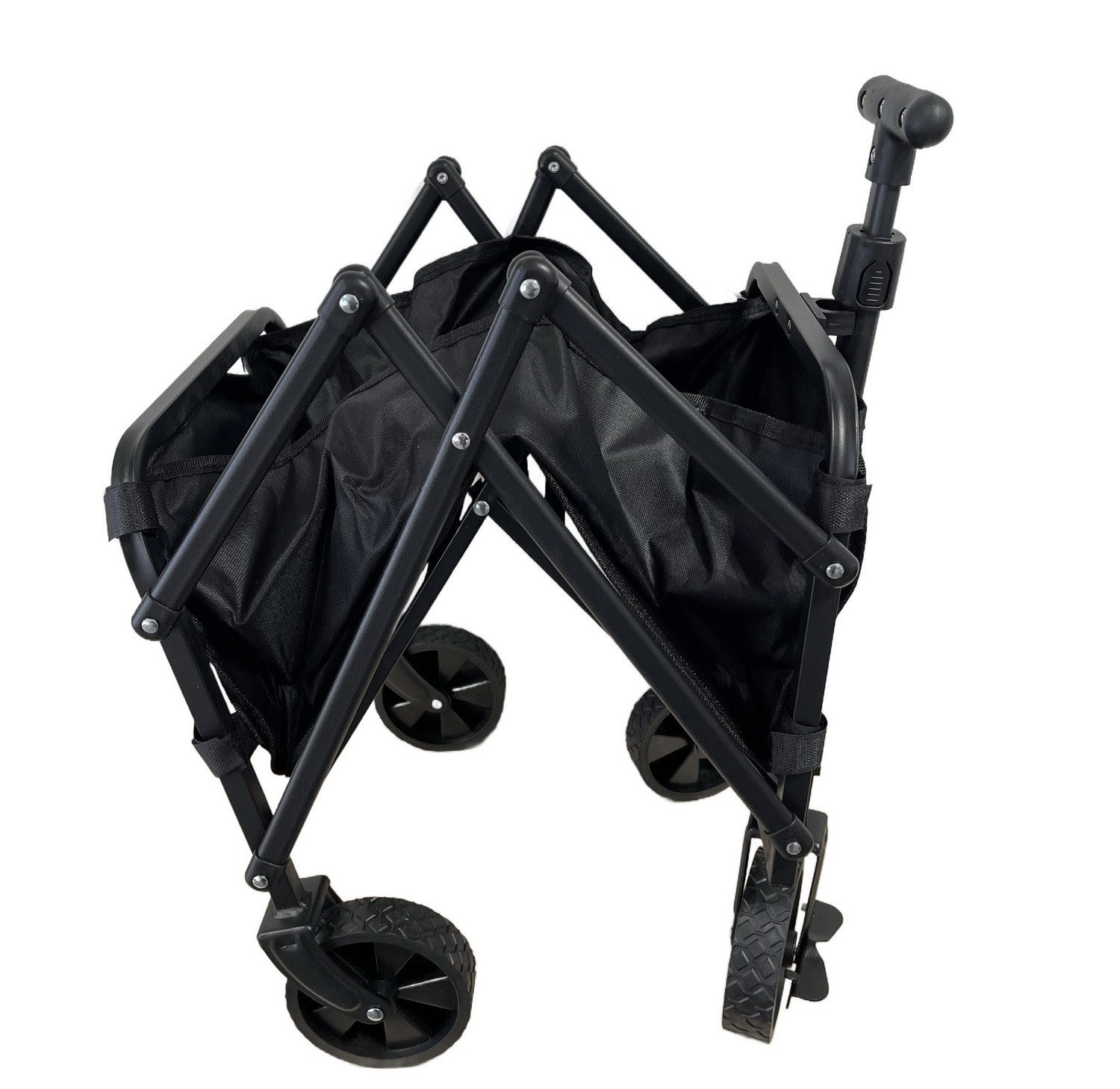 Greemotion Bollerwagen Mini-Faltwagen klappbarer Transportwagen Handwagen Falthandwagen (Klappwagen mit Ladefläche), faltbarer Wagen - platzsparend zu verstauen