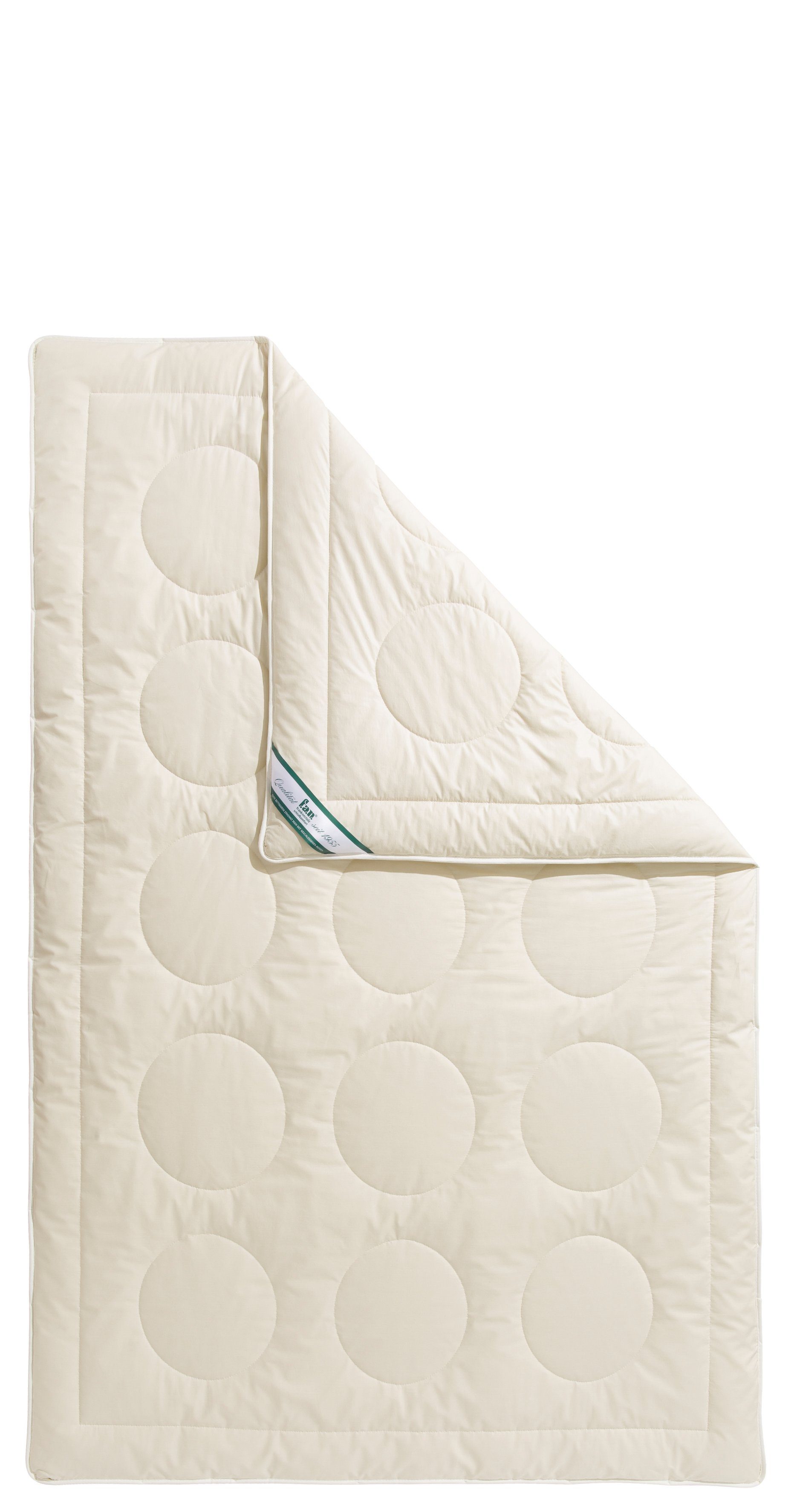 fan Naturhaarbettdecke Wolle Anti Milbe, Füllung: 97% Wolle, 3% sonstige Fa günstig online kaufen