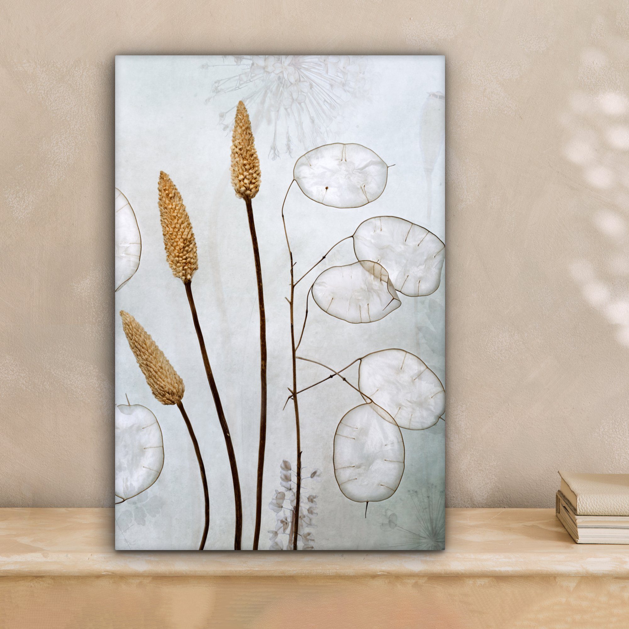 OneMillionCanvasses® Leinwandbild Stilleben - Trockenblumen - günstig online kaufen