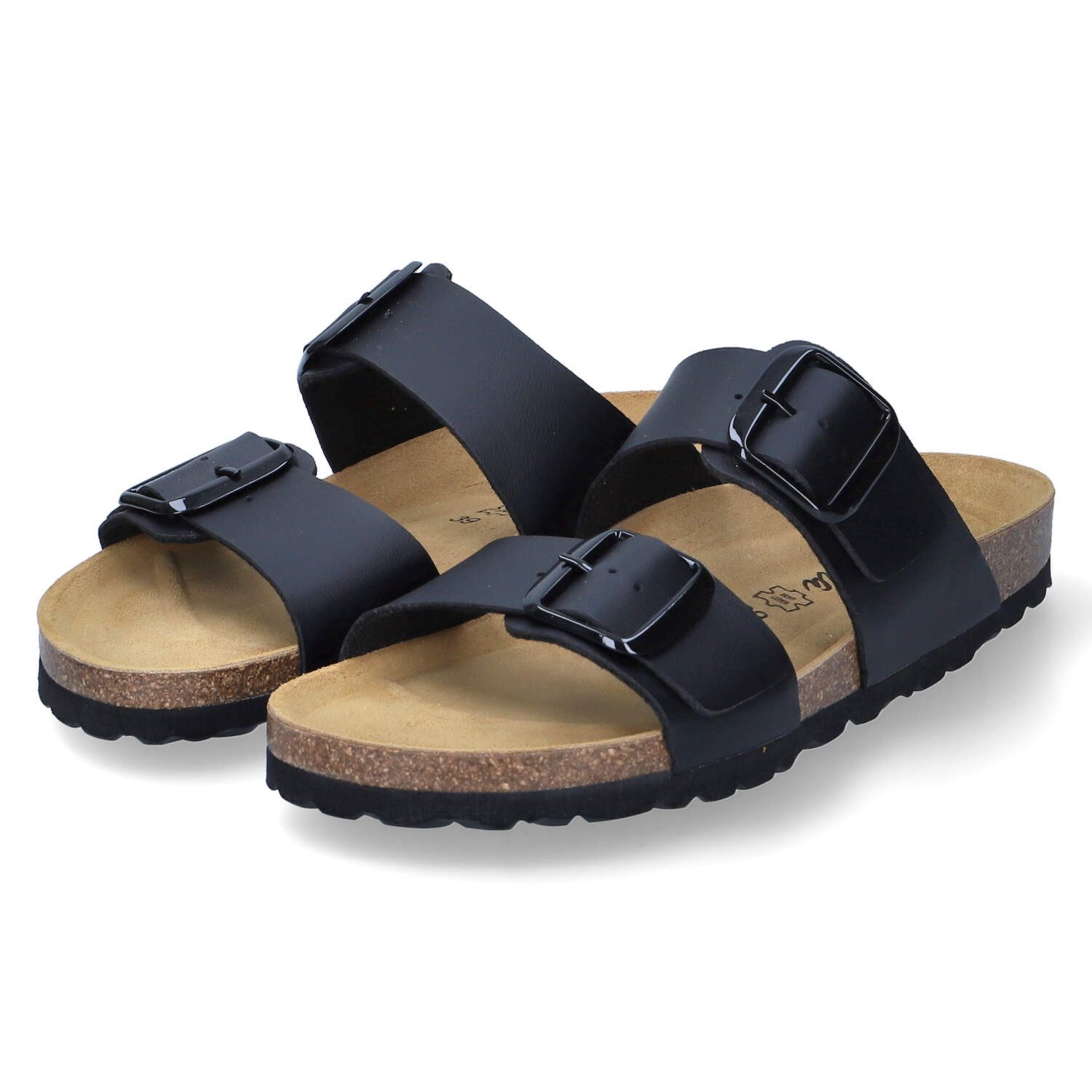 Beliana Beliana Flache Pantoletten 2011/11268/01/353 01 Damen Kunstleder blac Pantolette