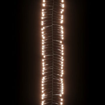 vidaXL Christbaumschmuck LED-Lichterkette mit 400 LEDs Warmweiß 7,4 m PVC (1-tlg)