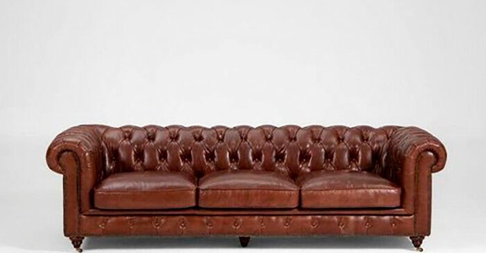 Couch 3+1+1 Sofa Chesterfield JVmoebel Chesterfield-Sofa, Sitzer Garnitur